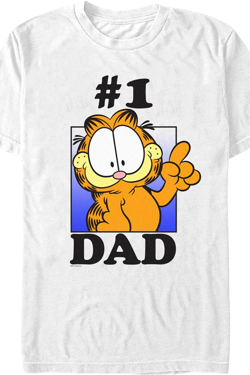 #1 Dad Garfield T-Shirt