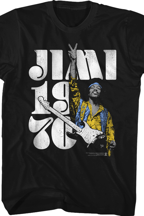 1970 Jimi Hendrix T-Shirt