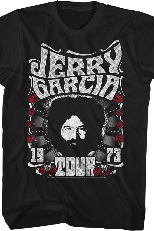 1973 Tour Jerry Garcia T-Shirt