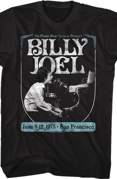 1975 Concert Billy Joel T-Shirt