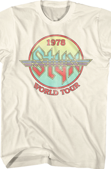 1978 World Tour Styx T-Shirt