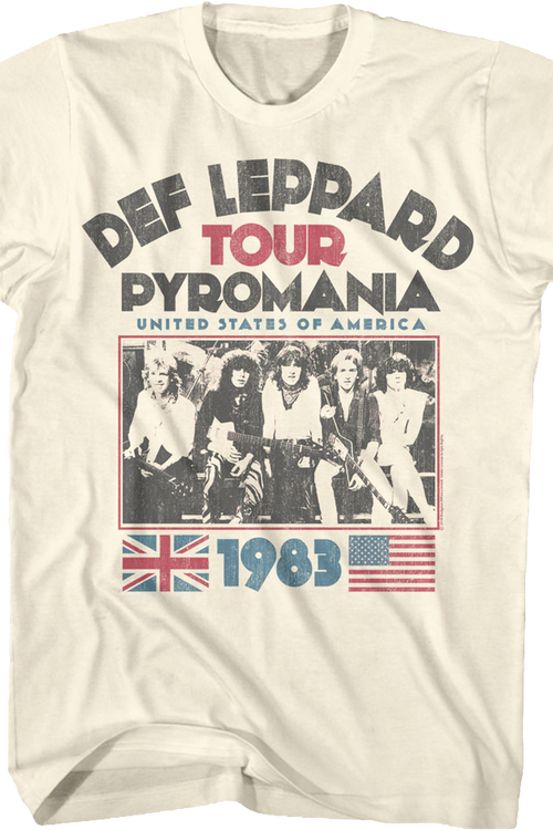 1983 Tour Def Leppard T-Shirt
