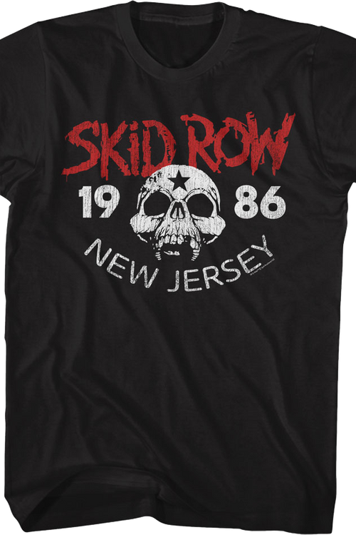 1986 Skull Skid Row T-Shirt