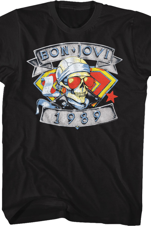 1989 Skull Bon Jovi T-Shirt