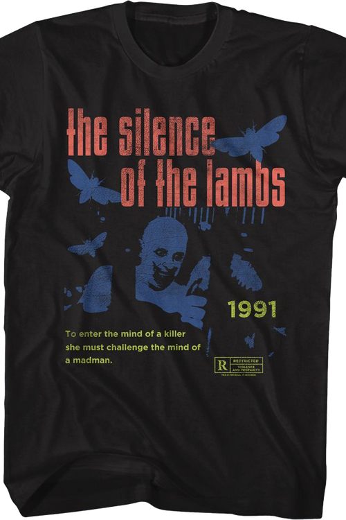 1991 Poster Silence Of The Lambs T-Shirt