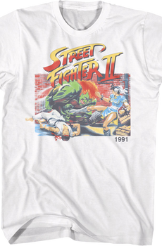 1991 Poster Street Fighter T-Shirt