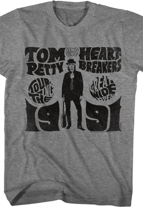 1991 Tour Tom Petty And The Heartbreakers T-Shirt