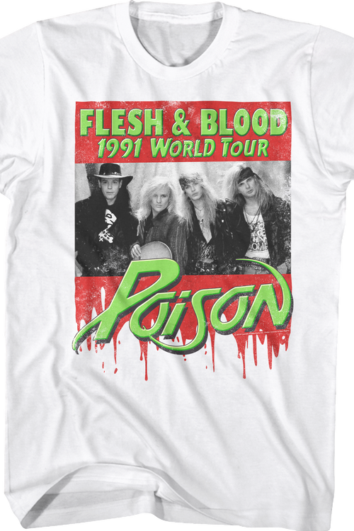 1991 World Tour Poison T-Shirt