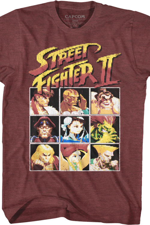 8-Bit Characters Street Fighter II T-Shirt