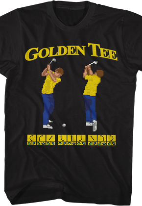 8-Bit Swings Golden Tee Golf T-Shirt