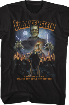 A Monster Science Created Frankenstein T-Shirt