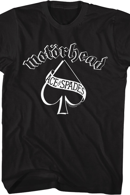 Ace Of Spades Banner Motorhead T-Shirt