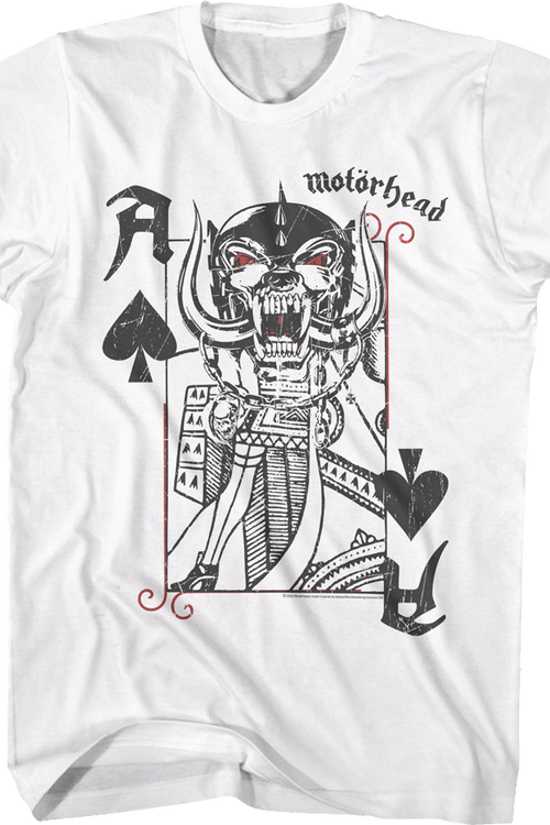 Ace Of Spades Playing Card Motorhead T-Shirt