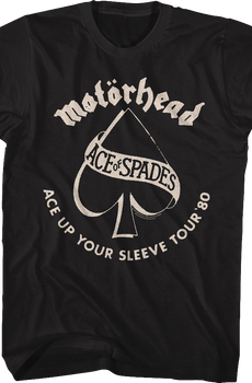 Ace Up Your Sleeve Tour '80 Motorhead T-Shirt