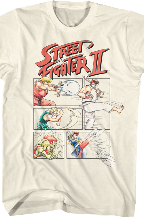 Action Panels Street Fighter II T-Shirt