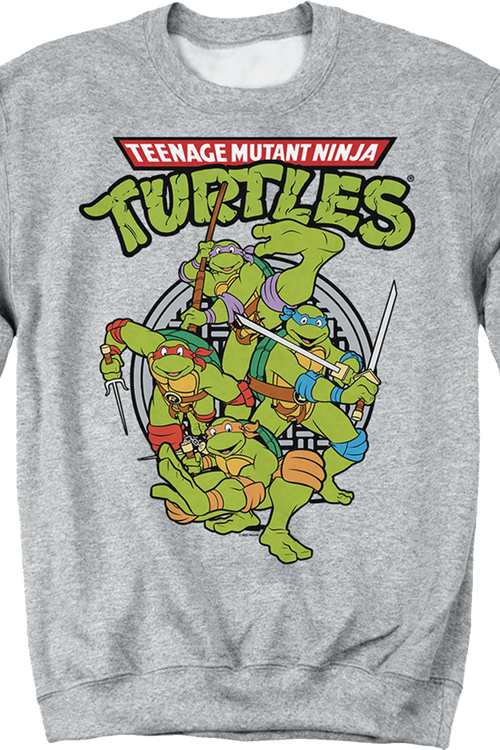 Action Poses Teenage Mutant Ninja Turtles Sweatshirt