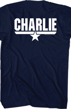 Adult Charlie Top Gun T-Shirt