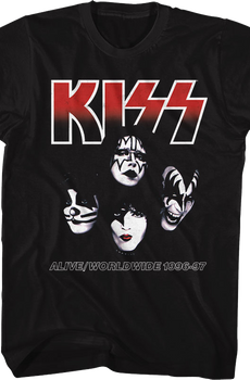 Alive/Worldwide 1996-97 KISS T-Shirt