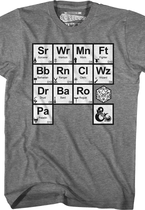 All Elements Dungeons & Dragons T-Shirt