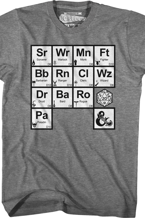 All Elements Dungeons & Dragons T-Shirt