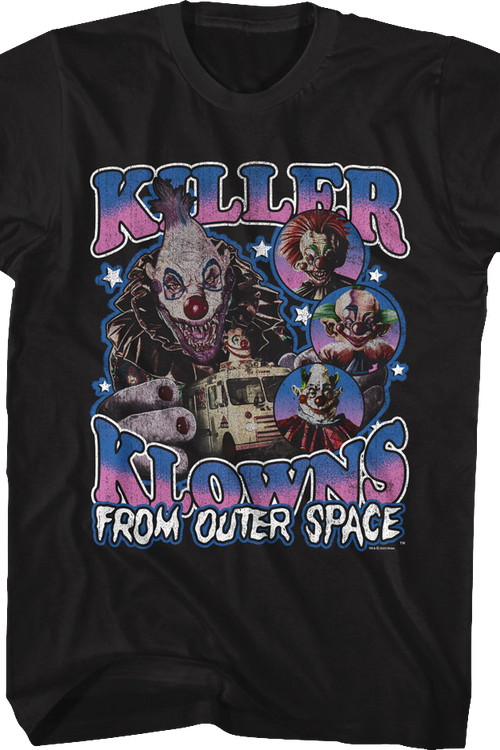 All-Star Collage Killer Klowns From Outer Space T-Shirt