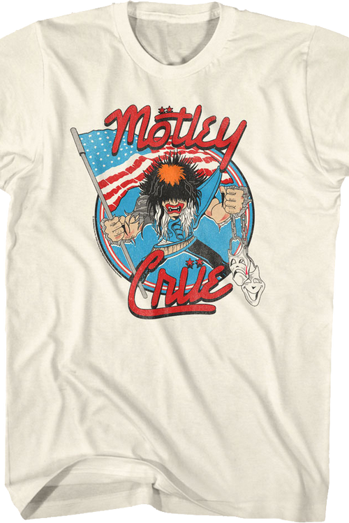 Allister Fiend American Flag Motley Crue T-Shirt