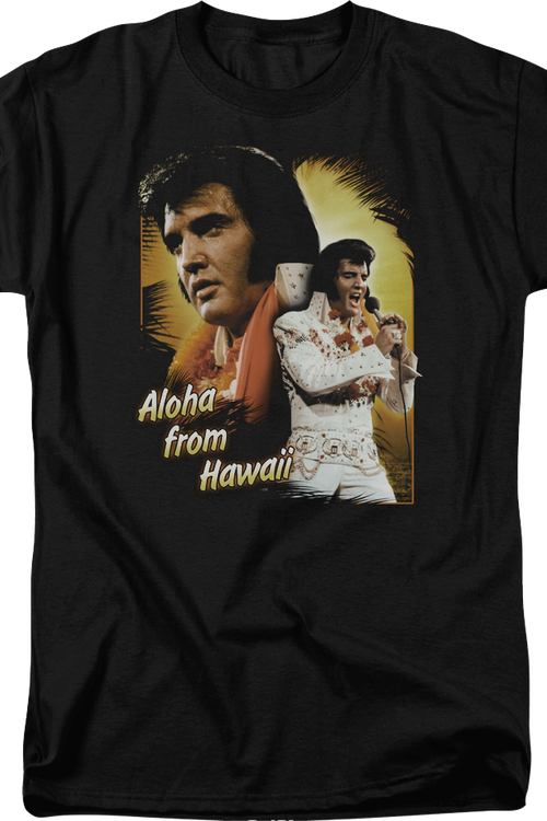 Aloha From Hawaii Collage Elvis Presley T-Shirt