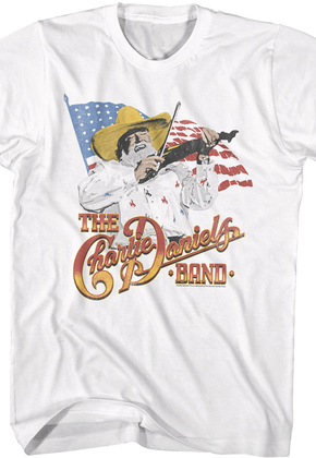 American Flag Charlie Daniels Band T-Shirt