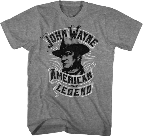 American Legend Banner John Wayne T-Shirt