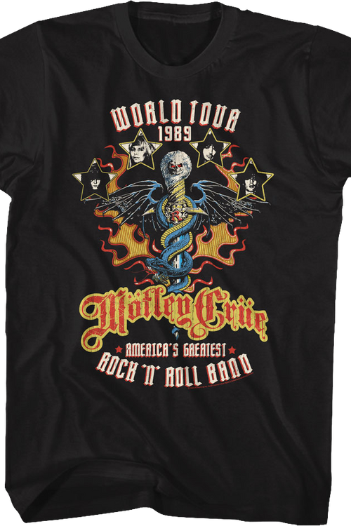 America's Greatest Rock 'N' Roll Band Motley Crue T-Shirt