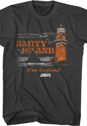 Amity Island Lighthouse Jaws T-Shirt