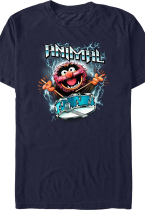 Animal Lightning Drumroll Muppets T-Shirt