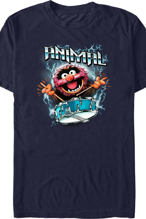 Animal Lightning Drumroll Muppets T-Shirt