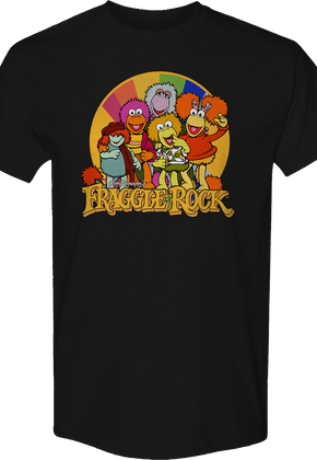 Animated Group Picture Fraggle Rock T-Shirt