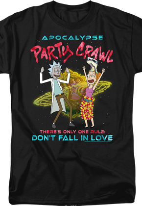 Apocalypse Party Crawl Rick And Morty T-Shirt