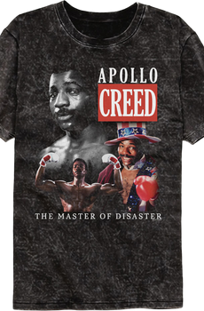 Apollo Creed The Master Of Disaster Mineral Wash T-Shirt