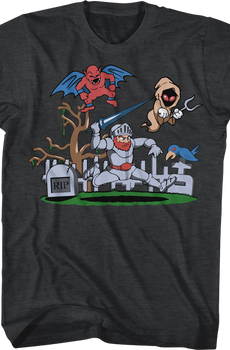 Arthur vs The Undead Ghosts 'N Goblins T-Shirt