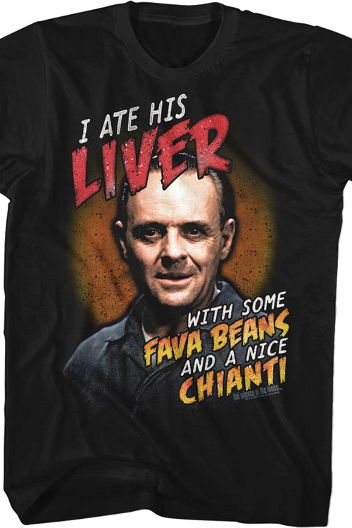 Ate His Liver Silence of the Lambs T-Shirt