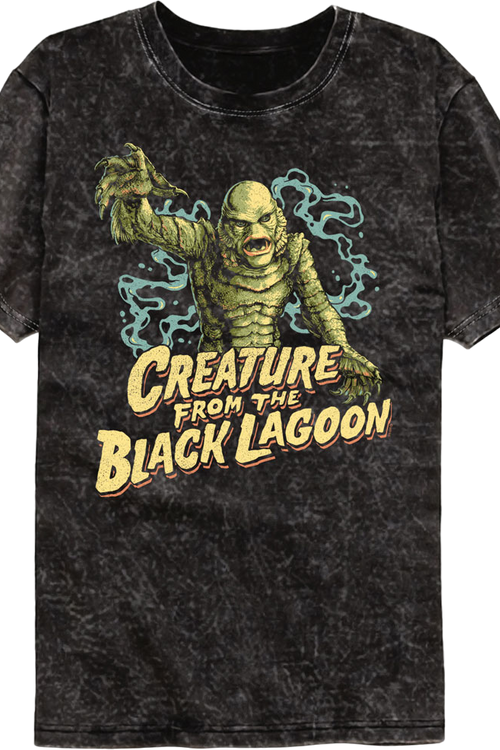 Attack Pose Creature From The Black Lagoon Mineral Wash T-Shirt