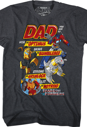 Autobots Father's Day Transformers Shirt