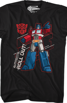 Autobots Roll Out Optimus Prime Transformers T-Shirt