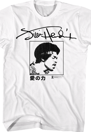 Autograph Jimi Hendrix T-Shirt