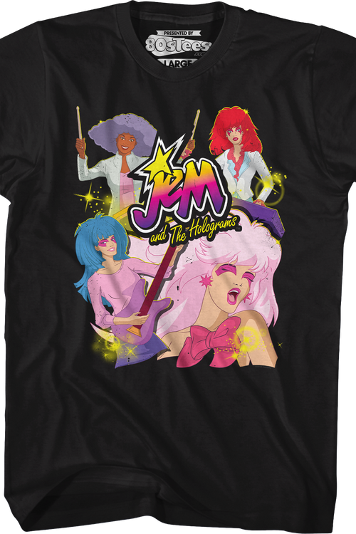 Band Collage Jem And The Holograms T-Shirt