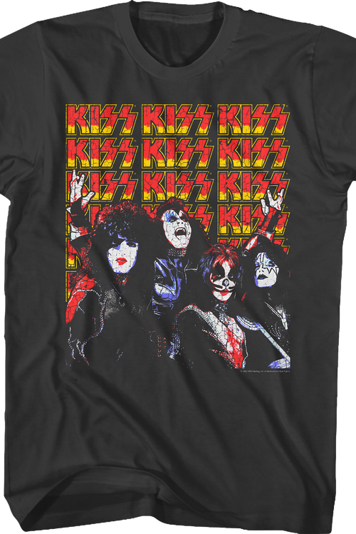 Band Members And Logos KISS T-Shirt