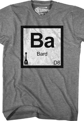 Bard Element Symbol Dungeons & Dragons T-Shirt