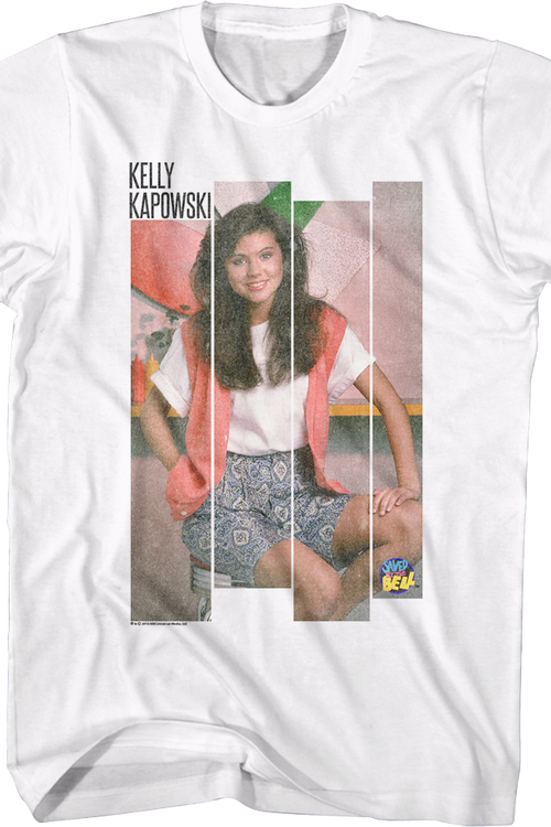Bayside Blocks Kelly Kapowski Saved By The Bell T-Shirt