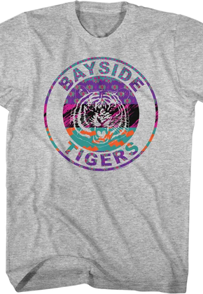 Bayside Tigers Retro Patterns Saved By The Bell T-Shirt