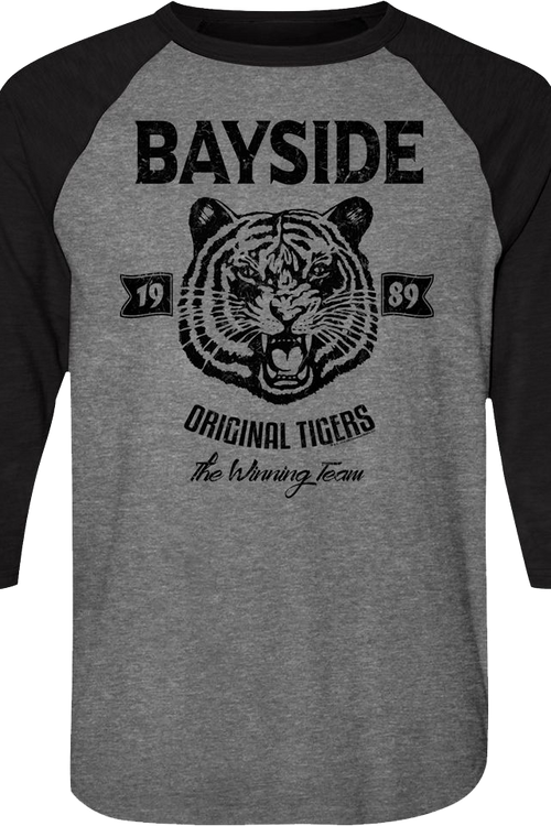 Bayside Tigers Saved By The Bell Raglan Baseball Shirt