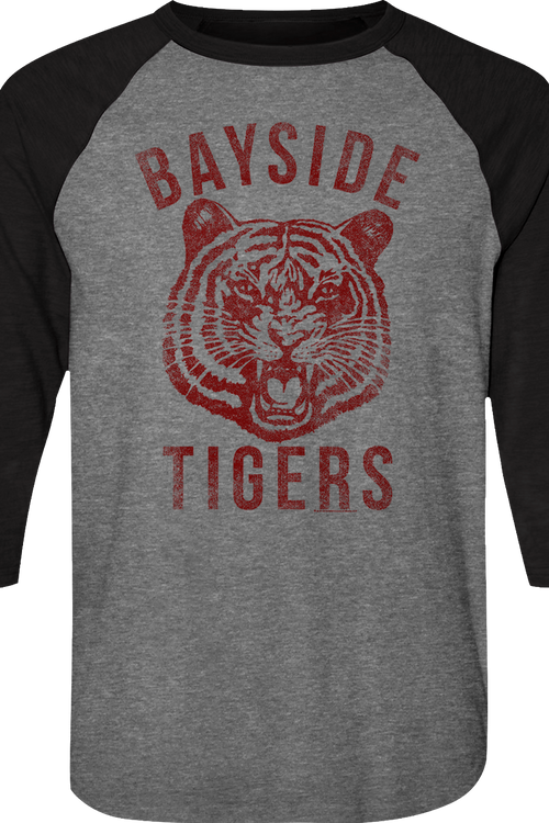 Bayside Tigers Saved By The Bell Raglan Baseball Shirt