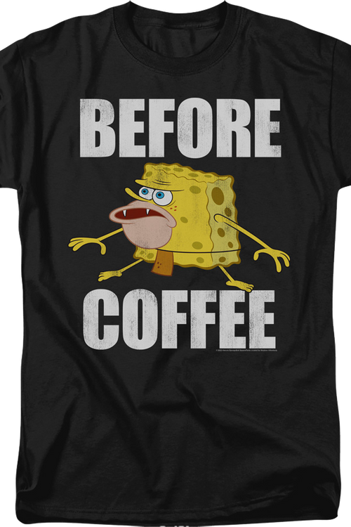 Before Coffee SpongeBob SquarePants T-Shirt